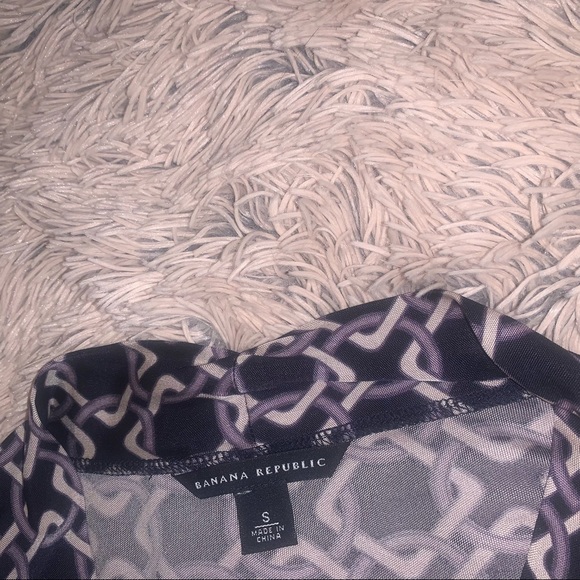 Banana Republic navy blue and gray dress size s - Picture 7 of 7